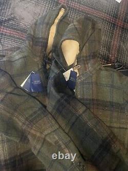 Ralph Lauren Tartan Shetland Wool Shirt Jacket Rare Find