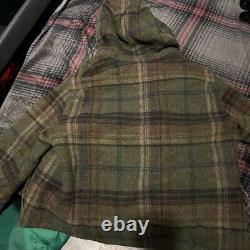Ralph Lauren Tartan Shetland Wool Shirt Jacket Rare Find