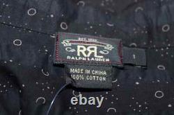 Ralph Lauren Top Double RL RRL Collection Black Light Blouse Size 1 NEW NWT $495 Ralph Lauren Top Double RL RRL Collection Black Light Blouse Size 1 NEW NWT $495