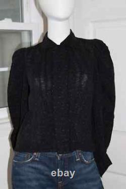 Ralph Lauren Top Double RL RRL Collection Black Light Blouse Size 1 NEW NWT $495 Ralph Lauren Top Double RL RRL Collection Black Light Blouse Size 1 NEW NWT $495