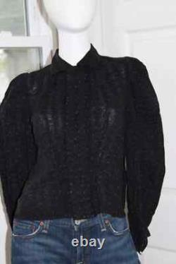 Ralph Lauren Top Double RL RRL Collection Black Light Blouse Size 1 NEW NWT $495 Ralph Lauren Top Double RL RRL Collection Black Light Blouse Size 1 NEW NWT $495