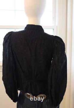 Ralph Lauren Top Double RL RRL Collection Black Light Blouse Size 1 NEW NWT $495 Ralph Lauren Top Double RL RRL Collection Black Light Blouse Size 1 NEW NWT $495