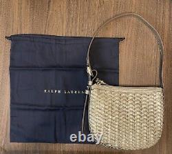 Ralph Lauren Wellington Collection Woven Shoulder Premium Luxury Designer Bag