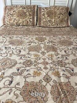 Ralph Lauren northern cape tapestry queen size duvet cover set three pieces new