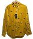 Ralph Lauren X Palace New Men's Size M Button Down Yellow Corduroy Gti Car Shirt