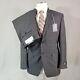 Ralph Ralph Lauren Dress Suit Gray Plaid Wool Men's Jacket 40s Pants 32x39 New