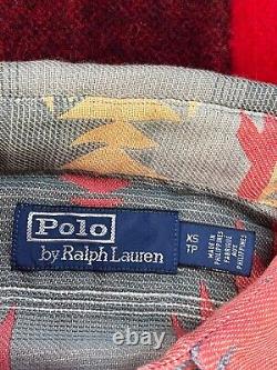 Rare $358 New Polo Ralph Lauren XS/S Southwestern RRL Aztec Work Shirt Jacket