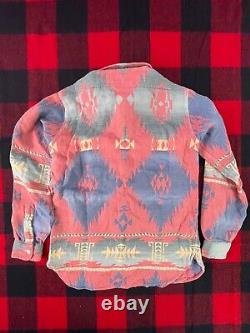 Rare $358 New Polo Ralph Lauren XS/S Southwestern RRL Aztec Work Shirt Jacket