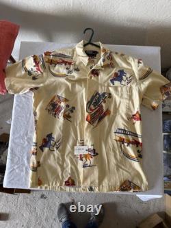 Rare Polo Ralph Lauren Equestrian Horse Sportsman Western Shirt Size M