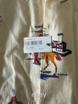 Rare Polo Ralph Lauren Equestrian Horse Sportsman Western Shirt Size M