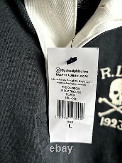 Rugby Polo Ralph Lauren Skull Crossbones Skeleton Shirt 2004 Rare L New