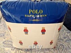 SAME DAY SHIPPINGRalph Lauren Boy Polo Bear King Size Comforter