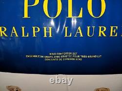 SAME DAY SHIPPINGRalph Lauren Boy Polo Bear King Size Comforter