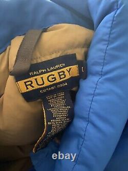 VINTAGE Rugby by Ralph Lauren Quilted Down Puffer Vest NEW NO TAGS MENS LARGE