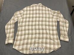 VTG Polo Ralph Lauren Flannel Shirt Mens XXL Plaid Pearl Snap Western Cowboy NEW