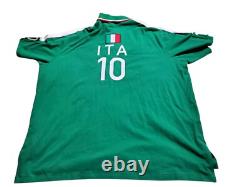 VTG Polo Ralph Lauren Italy Rugby Shirt Chief Keef Y2K Green Custom Fit 5LT New