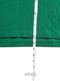 VTG Polo Ralph Lauren Italy Rugby Shirt Chief Keef Y2K Green Custom Fit 5LT New