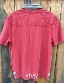 Vintage NWT Ralph Lauren Polo Shirt Size M Mountain Expedition Rugby Patch Flag