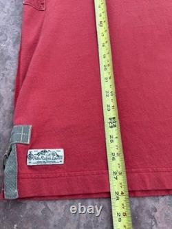 Vintage NWT Ralph Lauren Polo Shirt Size M Mountain Expedition Rugby Patch Flag