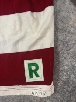 Vintage NWT Rugby Ralph Lauren long Sleeve Rugby Polo Shirt Size S Patch Skull