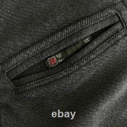 Vintage Polo New York Rugby Sweater Varsity Jacket Black Skull L Ralph Lauren