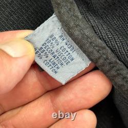 Vintage Polo New York Rugby Sweater Varsity Jacket Black Skull L Ralph Lauren