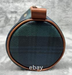 Vintage Polo Ralph Lauren Clutch Bag Pouch Black Watch Check NEW Rare