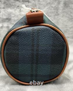 Vintage Polo Ralph Lauren Clutch Bag Pouch Black Watch Check NEW Rare