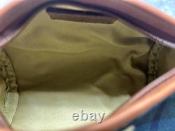 Vintage Polo Ralph Lauren Clutch Bag Pouch Black Watch Check NEW Rare
