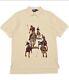 Vintage Polo Ralph Lauren Equestrian Five Horse Man Rugby Usa Cookie Indian L