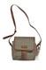 Vintage Polo Ralph Lauren Houndstooth Coated Canvas Leather Shoulder Bag New