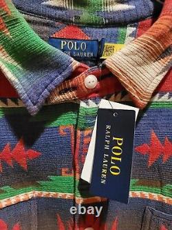 Vintage Polo Ralph Lauren Plaid southwest Long Sleeve Button Up size XXL