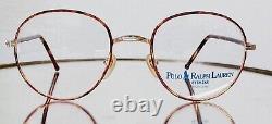Vintage Polo eyeglasses Classic IV Deluxe 53-22 NEW Ralph Lauren Tortoise metal