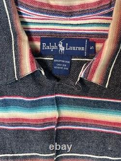 Vintage Ralph Lauren Long Sleeve Southwest Men's Shirt Size Small NOS