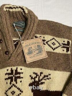 Vintage Ralph Lauren Polo Country 100% wool hand knit sweater