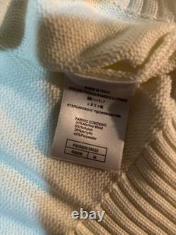 Women's Polo Ralph Lauren Polo Bear Sweater White Size Medium New With Tags