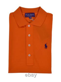 Women's Ralph Lauren Purple Label Pony Logo Polo Shirt New $350