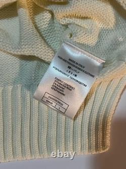 Women's White Polo Ralph Lauren Polo Bear Sweater Size Large New With Tags