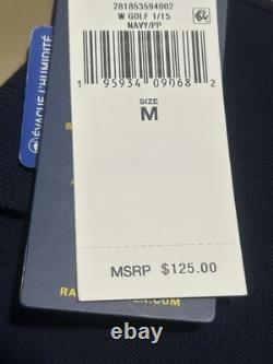 Womens polo Golf ralph lauren long sleeve M Navy New $125