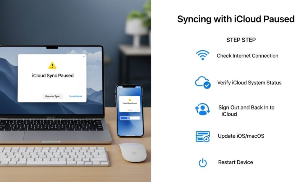 Syncing with iCloud Paused: Complete Troubleshooting Guide