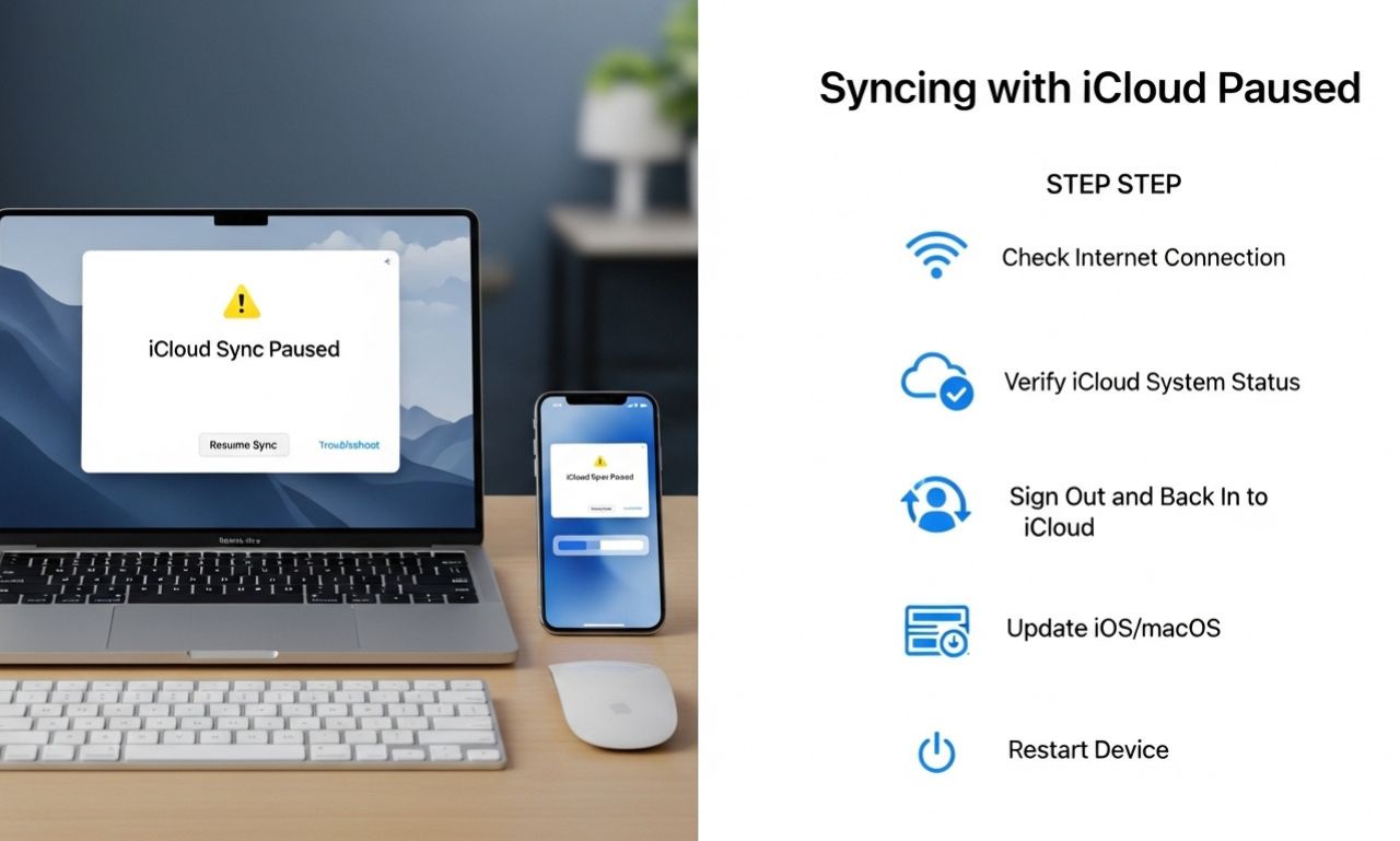Syncing with iCloud Paused: Complete Troubleshooting Guide