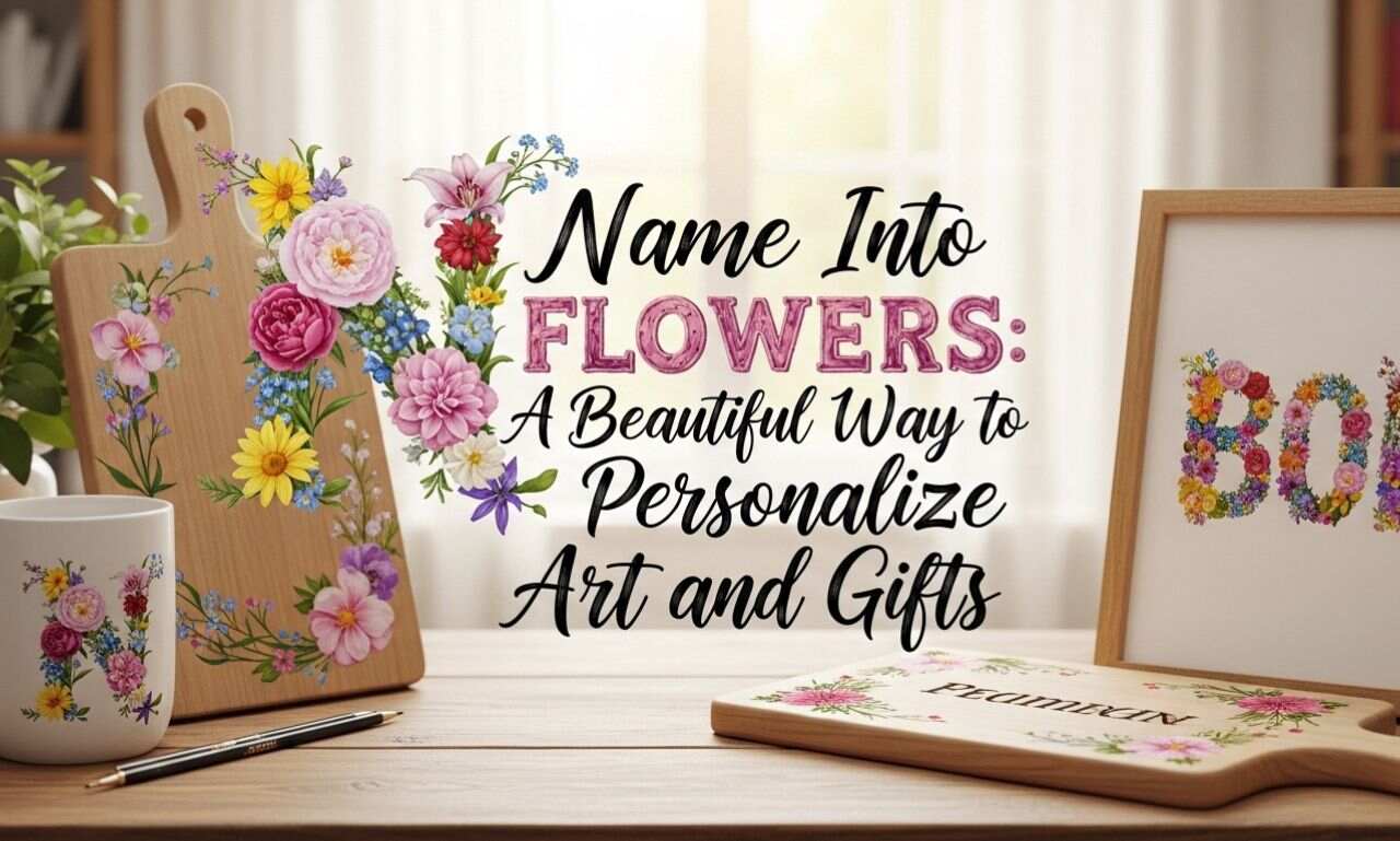 Name Into Flowers: A Beautiful Way to Personalize Art and Gifts