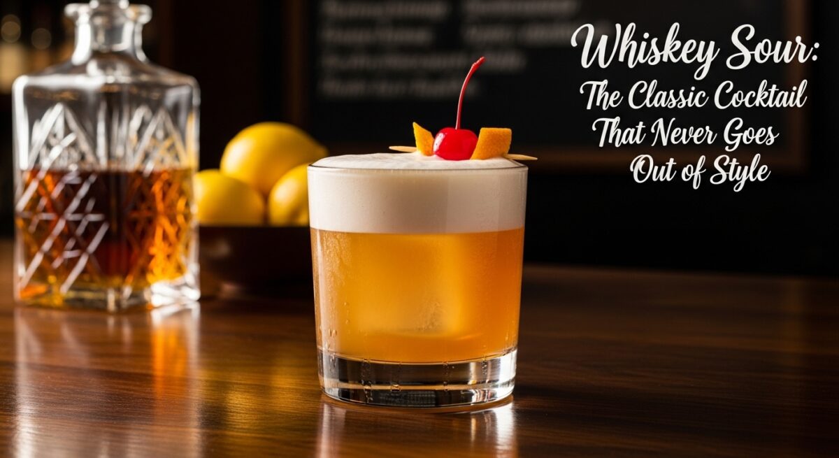 Whiskey Sour: The Classic Cocktail That Never Goes Out of Style